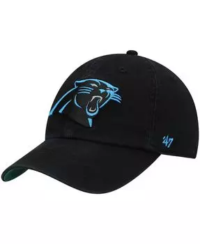 Мужская приталенная шляпа с логотипом Black Carolina Panthers Franchise '47 Brand