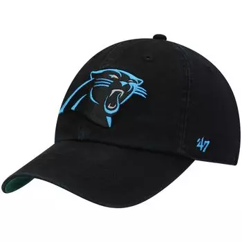 Мужская приталенная шляпа с логотипом франшизы Black Carolina Panthers '47