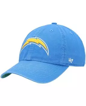 Мужская приталенная шляпа с логотипом франшизы Los Angeles Chargers пудрово-синего цвета '47 Brand