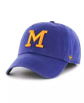 Мужская приталенная шляпа с логотипом Royal Milwaukee Brewers Cooperstown Collection '47 Brand