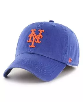 Мужская приталенная шляпа с логотипом Royal New York Mets Franchise '47 Brand, синий
