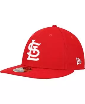 Мужская приталенная шляпа Scarlet St. Louis Cardinals Low Profile 59FIFTY New Era