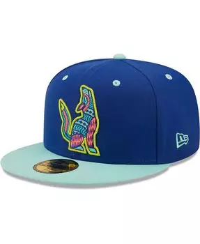 Мужская приталенная шляпа сине-мятного цвета Sonadores de Hillsboro Copa De La Diversion 59FIFTY New Era