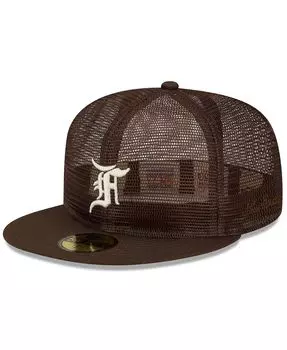 Мужская приталенная шляпа x Fear of God Brown Mesh 59FIFTY New Era