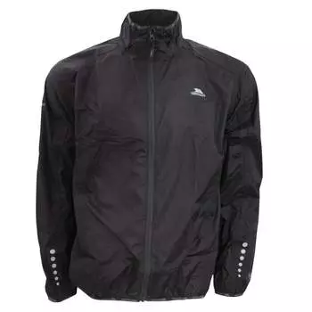 Мужская привитая водонепроницаемая и ветрозащитная складная куртка для активного отдыха Trespass, черный