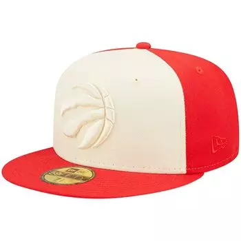 Мужская пробковая двухцветная кепка New Era кремового/красного цвета 59FIFTY 59FIFTY