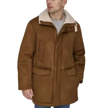 Мужская прогулочная куртка Dockers из искусственной овчины, цвет Cognac