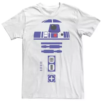 Мужская простая костюмированная футболка «Звездные войны» R2-D2 Licensed Character