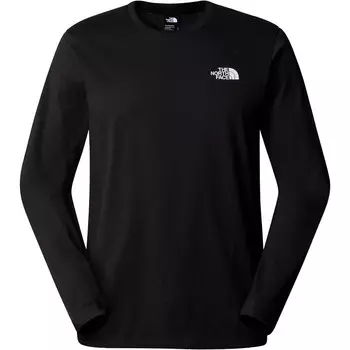 Мужская простая рубашка с куполом и длинным рукавом The North Face, черный
