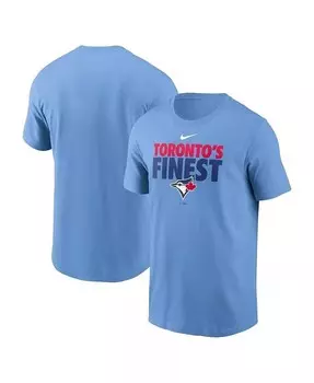 Мужская пудрово-синяя футболка Toronto Blue Jays Local Home Town Nike, синий