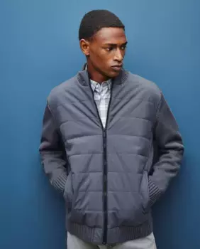 Мужская пуховая куртка с каналом Dustin, серый