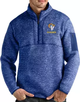 Мужская пуловерная куртка Antigua Los Angeles Rams Royal Fortune