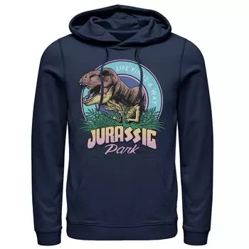 Мужская яркая толстовка в стиле Парк Юрского периода Life Finds A Way Licensed Character