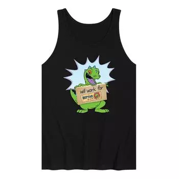 Мужская рабочая майка Rugrats Reptar Licensed Character