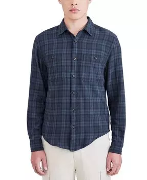 Мужская рабочая рубашка в клетку обычного кроя Dockers, синий