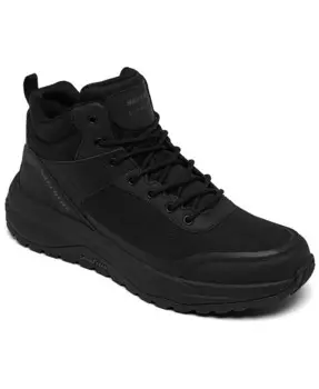 Мужская работа: Street Treader — повседневные рабочие ботинки Scorron от Finish Line Skechers, черный