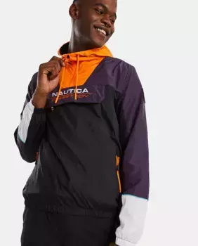 Мужская разноцветная куртка-кенгуру Nautica, мультиколор