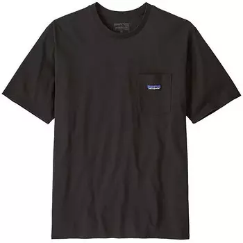 Мужская регенеративная органическая футболка LW Patagonia, черный