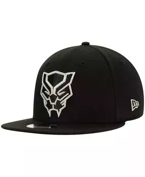 Мужская регулируемая бейсболка Snapback Black Panther Classic Logo 9FIFTY New Era, черный