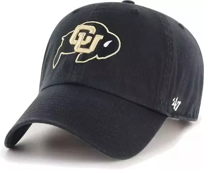 Мужская регулируемая черная кепка Colorado Buffaloes '47 Clean Up