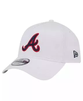 Мужская регулируемая кепка Atlanta Braves TC A-Frame 9FORTY New Era, белый