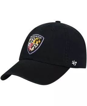 Мужская регулируемая кепка Baltimore Ravens Clean Up Alternate '47 Brand