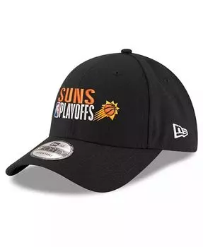 Мужская регулируемая кепка Black Phoenix Suns 2024 NBA Playoffs 9FORTY New Era, черный