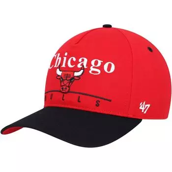 Мужская регулируемая кепка Chicago Bulls Super Hitch '47 красно-черная
