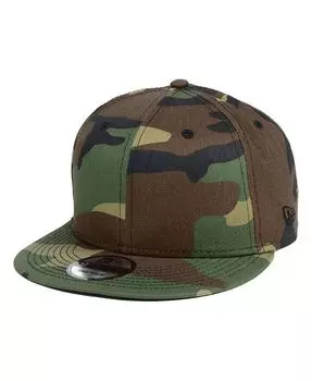 Мужская регулируемая кепка Custom 9FIFTY с камуфляжным принтом New Era, зеленый