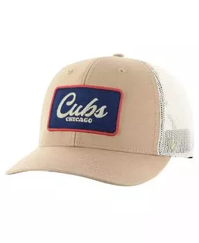 Мужская регулируемая кепка цвета хаки Chicago Cubs Glory Daze Trucker '47 Brand, бежевый