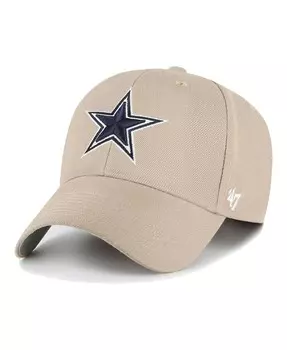 Мужская регулируемая кепка цвета хаки Dallas Cowboys MVP '47 Brand