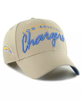 Мужская регулируемая кепка цвета хаки Los Angeles Chargers Atwood MVP '47 Brand