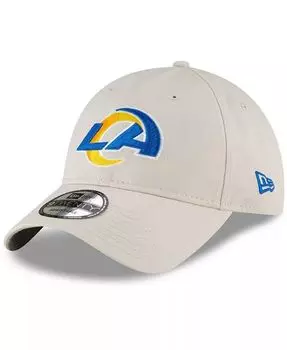 Мужская регулируемая кепка цвета хаки Los Angeles Rams DB Playmaker 9TWENTY New Era, бежевый
