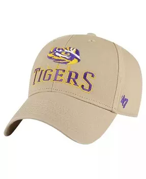 Мужская регулируемая кепка цвета хаки LSU Tigers Powell MVP '47 Brand, бежевый
