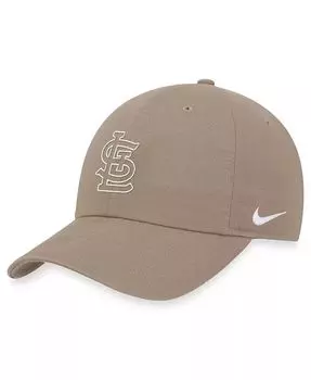 Мужская регулируемая кепка цвета хаки St. Louis Cardinals Club Nike, бежевый