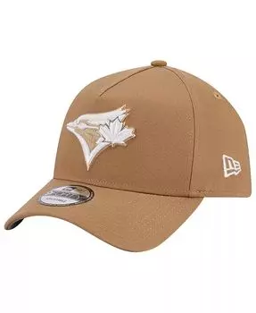 Мужская регулируемая кепка цвета хаки Toronto Blue Jays A-Frame 9FORTY New Era, бежевый