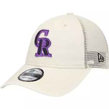 Мужская регулируемая кепка дальнобойщика New Era Stone Colorado Rockies Game Day 9TWENTY, цвет Rck Multi