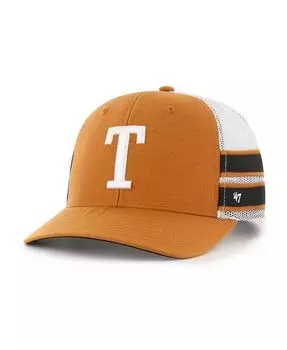 Мужская регулируемая кепка дальнобойщика Texas Orange Texas Longhorns Straight Eight '47 Brand, оранжевый