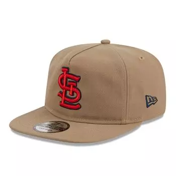 Мужская регулируемая кепка для гольфиста New Era цвета хаки St. Louis Cardinals