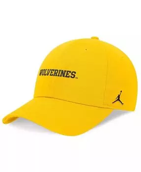 Мужская регулируемая кепка для полевого клуба Michigan Wolverines 2024, золотого цвета Jordan, золотой