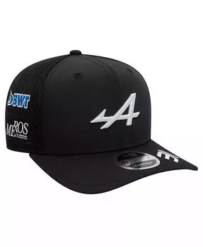 Мужская регулируемая кепка Esteban Ocon Black Alpine Team Driver 9FIFTY Trucker New Era, черный
