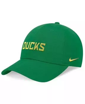 Мужская регулируемая кепка Green Oregon Ducks 2024 On-Field Club Nike, зеленый
