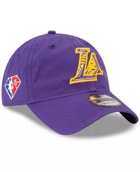 Мужская регулируемая кепка Los Angeles Lakers 2021 NBA Draft 9Twenty фиолетового цвета New Era