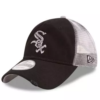 Мужская регулируемая кепка New Era Black Chicago White Sox Team Rustic 9TWENTY