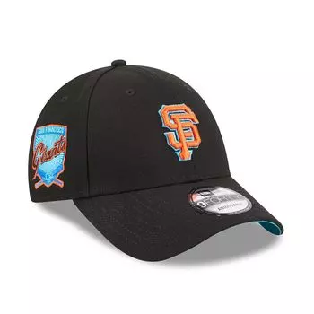 Мужская регулируемая кепка New Era Black San Francisco Giants 2023 MLB Father's Day 9FORTY