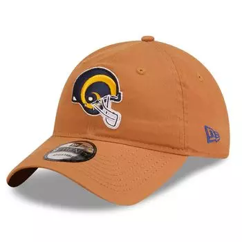 Мужская регулируемая кепка New Era Brown Los Angeles Rams Core Classic 2.0 9TWENTY