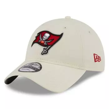 Мужская регулируемая кепка New Era Cream Tampa Bay Buccaneers Core Classic 2.0 9TWENTY