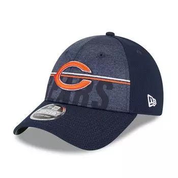 Мужская регулируемая кепка New Era Navy Chicago Bears 2023 с основным логотипом тренировочного лагеря НФЛ 9FORTY