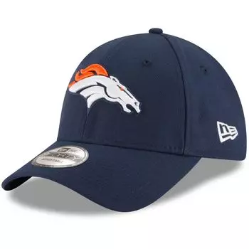 Мужская регулируемая кепка New Era Navy Denver Broncos The League 9FORTY