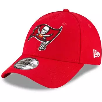 Мужская регулируемая кепка New Era Red Tampa Bay Buccaneers The League Logo 9FORTY